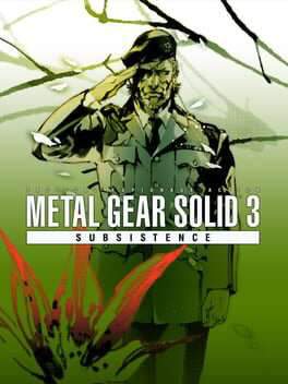 Metal Gear Solid 3: Subsistence couverture officielle du jeu